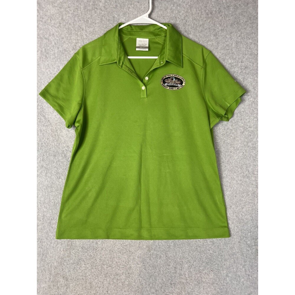 Nike Dri Fit Polo Women’s XL Highland Park Market Employee Uniform Short Sleeve